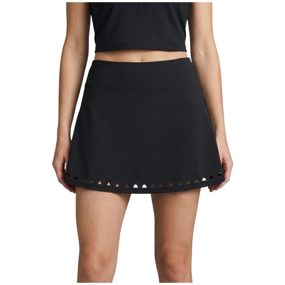 Gigi C Susie Skort Athletic Skirt Black Women Size XS NWT